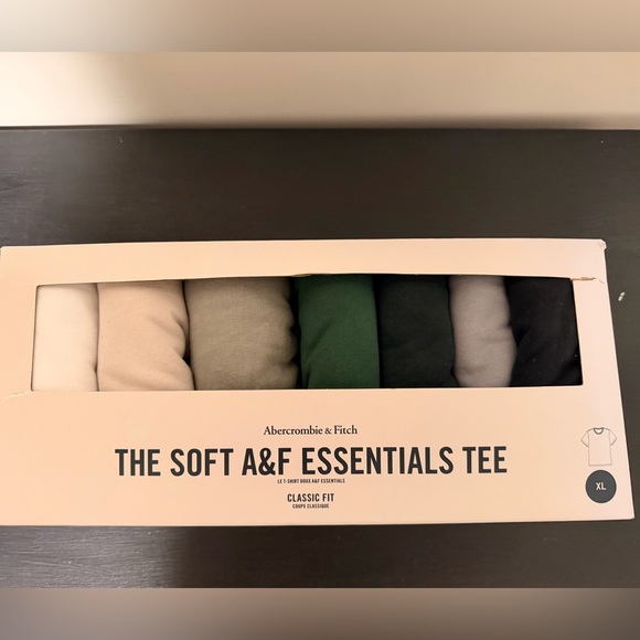 Abercrombie & Fitch Other - Abercrombie “Essentials Tee” Classic Fit 7-pack (XL)